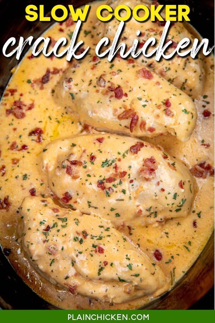 Slow Cooker Crack Chicken