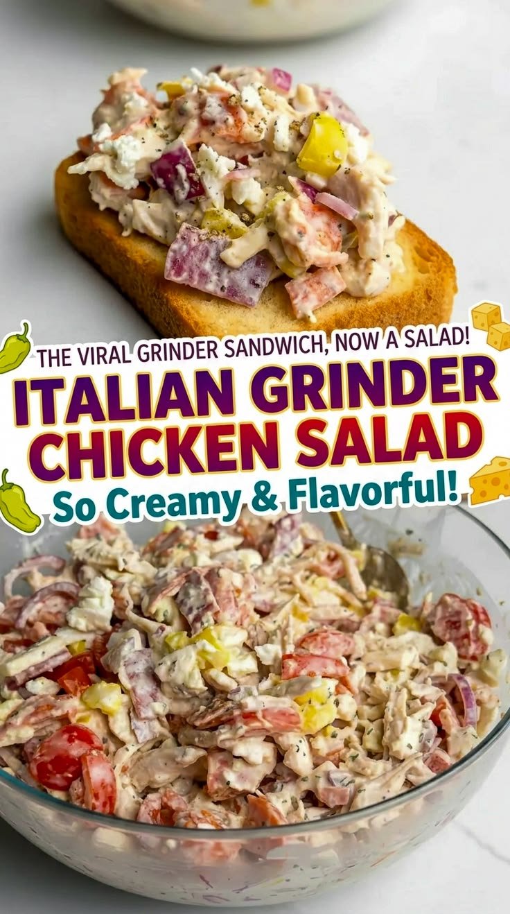 Italian Grinder Chicken Salad — Easy Family Dinner Favorite