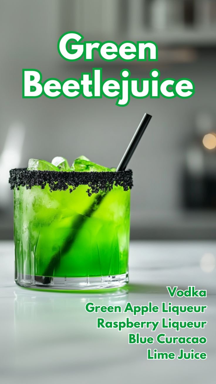 Green Beetlejuice Cocktail