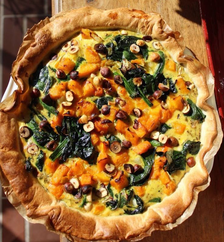 Tarte Potimarron Epinards Noisettes pour Naturalia — Jennifer todrani