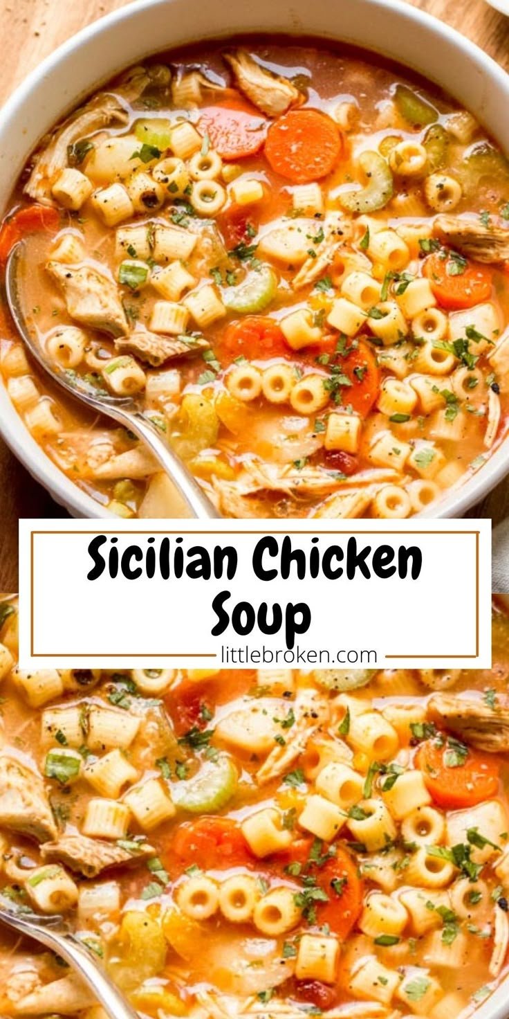 Sicilian Chicken Soup