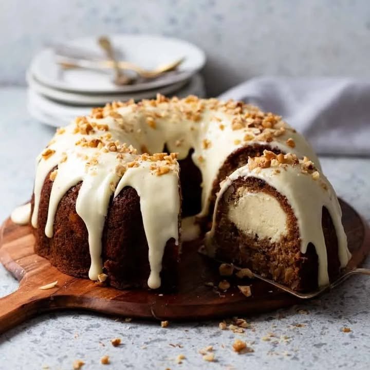Gâteau Bundt à la carotte et cheesecake