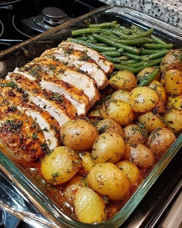One-Skillet Chicken and Potatoes