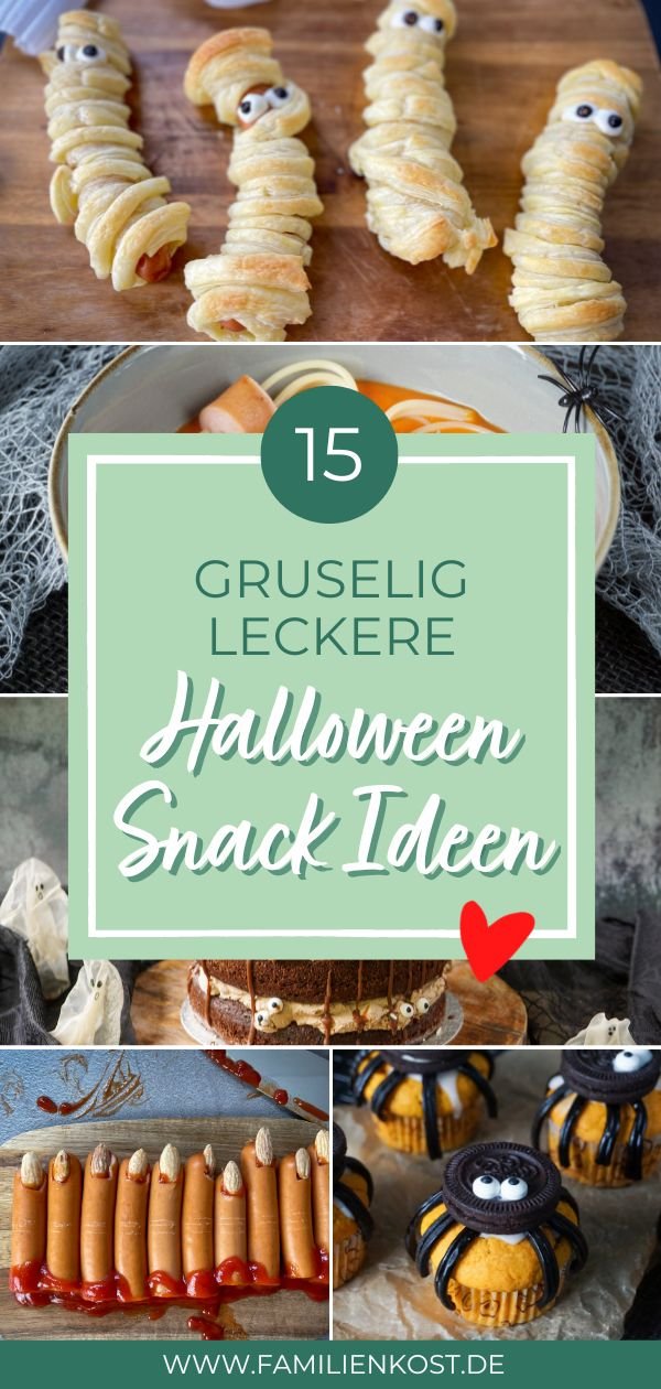 Halloween Rezepte herzhaft, Halloween Rezepte gruselig für eine gelungene Halloween Party