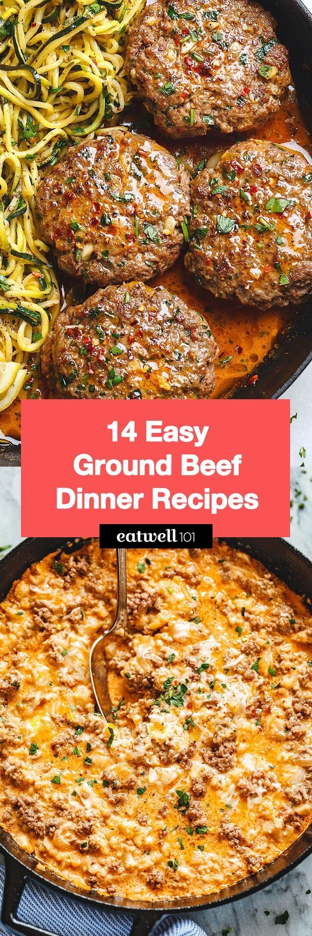 14 Easy Ground Beef Dinner Recipes