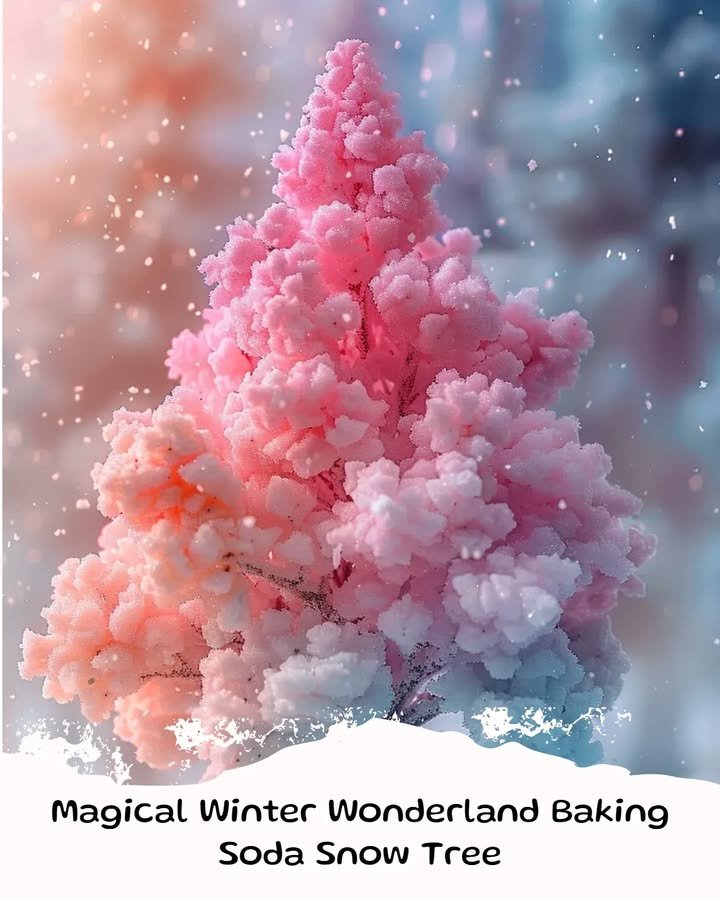 Enchanting Baking Soda Snow Tree Project