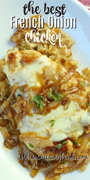 French Onion Chicken Recipe | Chicken with french onion sauce, Pioneer women french onion chicken casserole, Savory french onion chicken