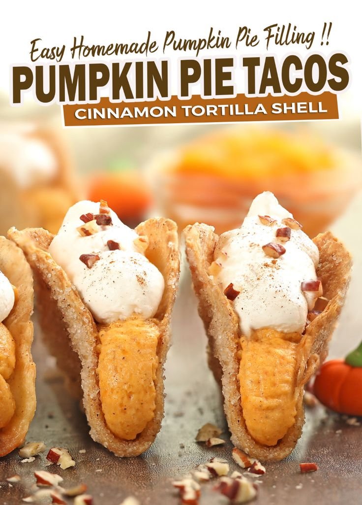 Pumpkin Pie Tacos