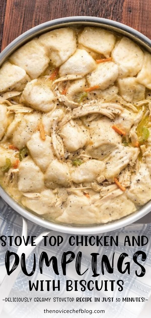 Quick Chicken and Dumplings Recipe (Ready in 30 Min!)