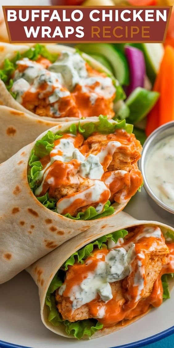 Buffalo Chicken Wraps