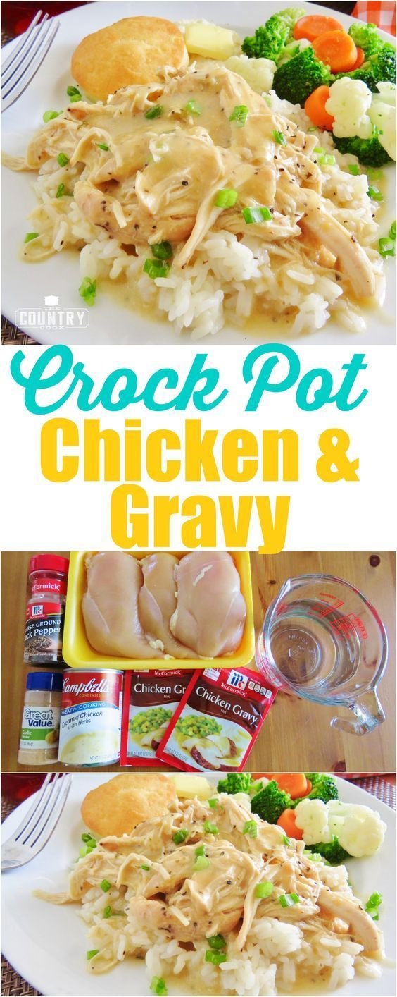 Crock Pot Chicken and Gravy