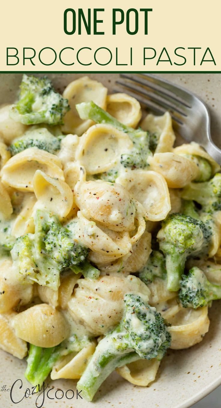 One Pot Broccoli Pasta