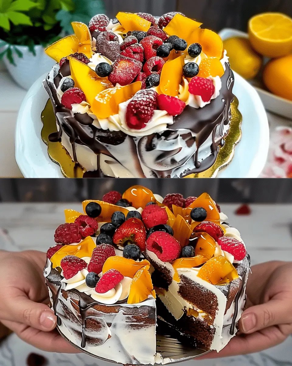Pancake Cake mit Obst