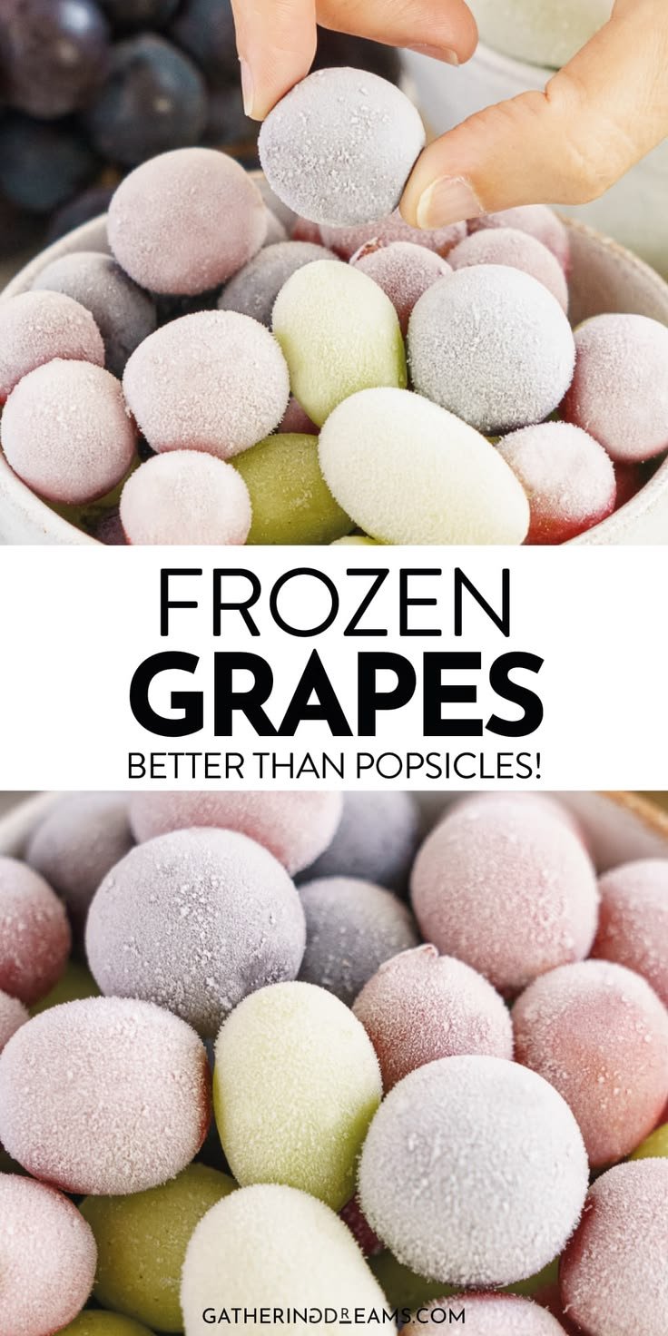 Healthy grape popsicles | Frozen grapes recipe healthy snacks, Healthy fruit snacks, Healthy summer snacks