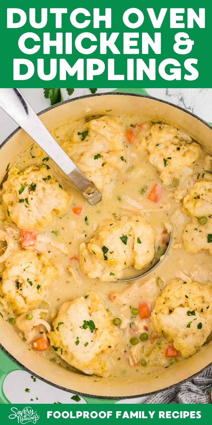Chicken & Dumplings (One-Pot Comfort That Feels Like a Hug!)