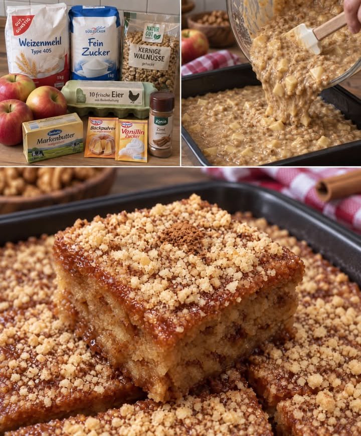 Apfel Zimt Nusskuchen – Einfach & Lecker