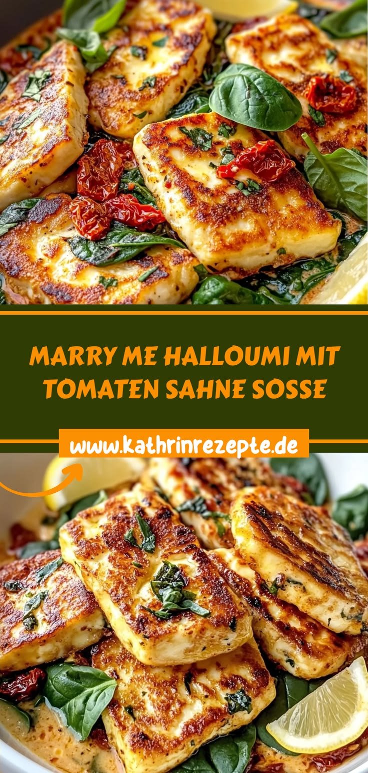 Das Beste Halloumi-Rezept: Marry Me Halloumi mit Tomaten-Sahne-Soße