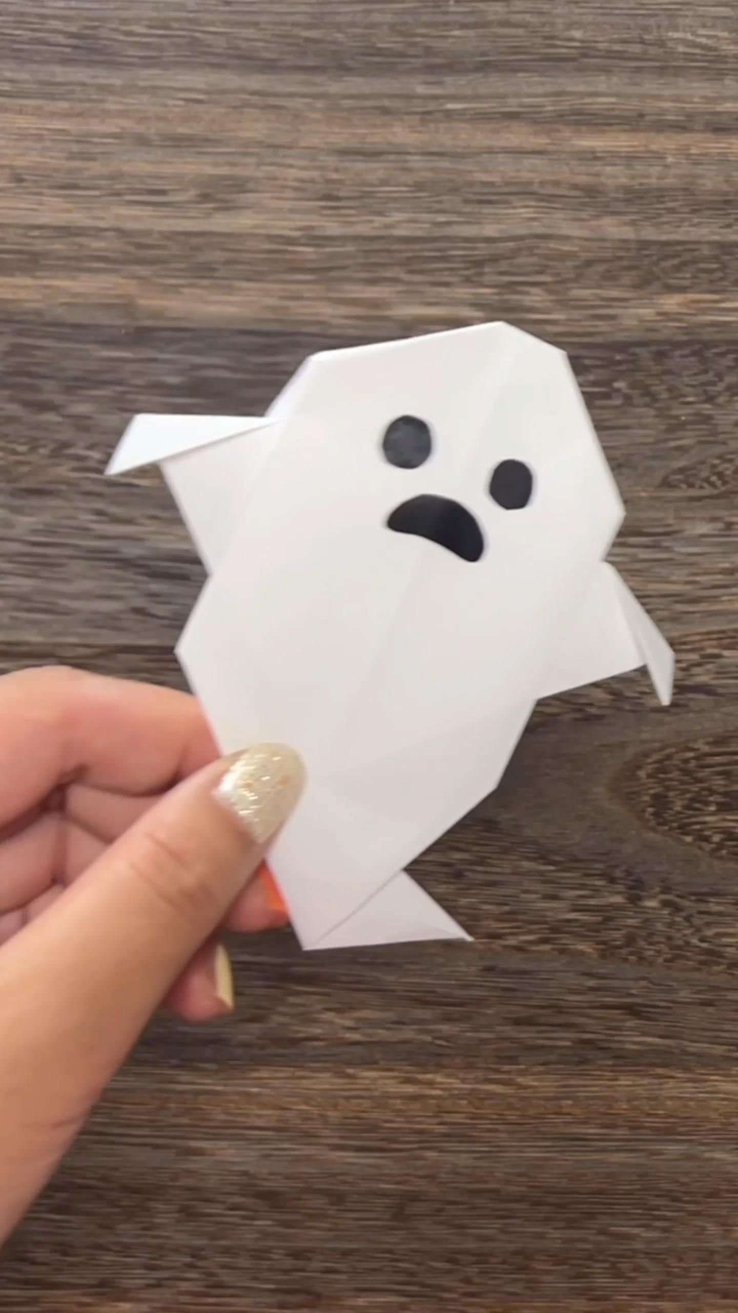 おばけ👻の折り方 6 おばけ👻の折り方