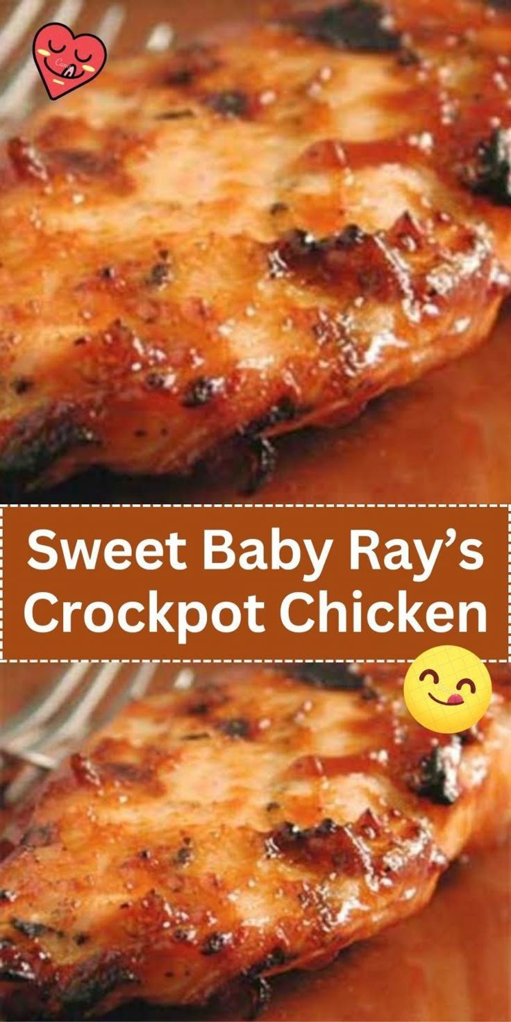 Sweet Baby Ray’s Crockpot Chicken