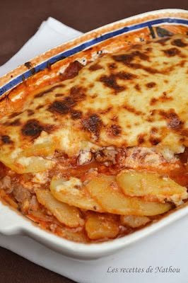 Gratin de pommes de terre à la bolognaise 