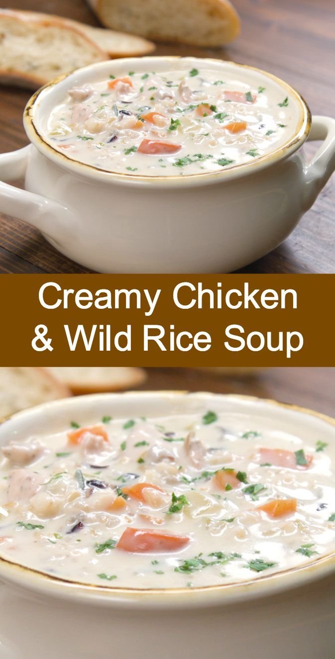 Creamy Chicken and Wild Rice Soup