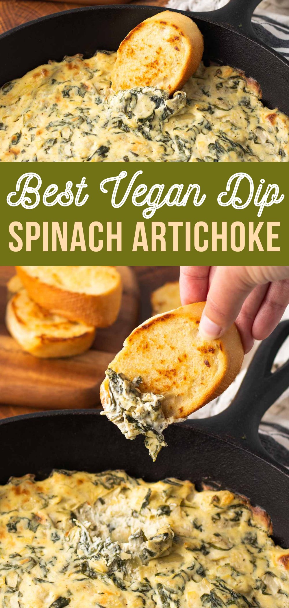 Creamy Vegan Spinach Artichoke Dip Recipe