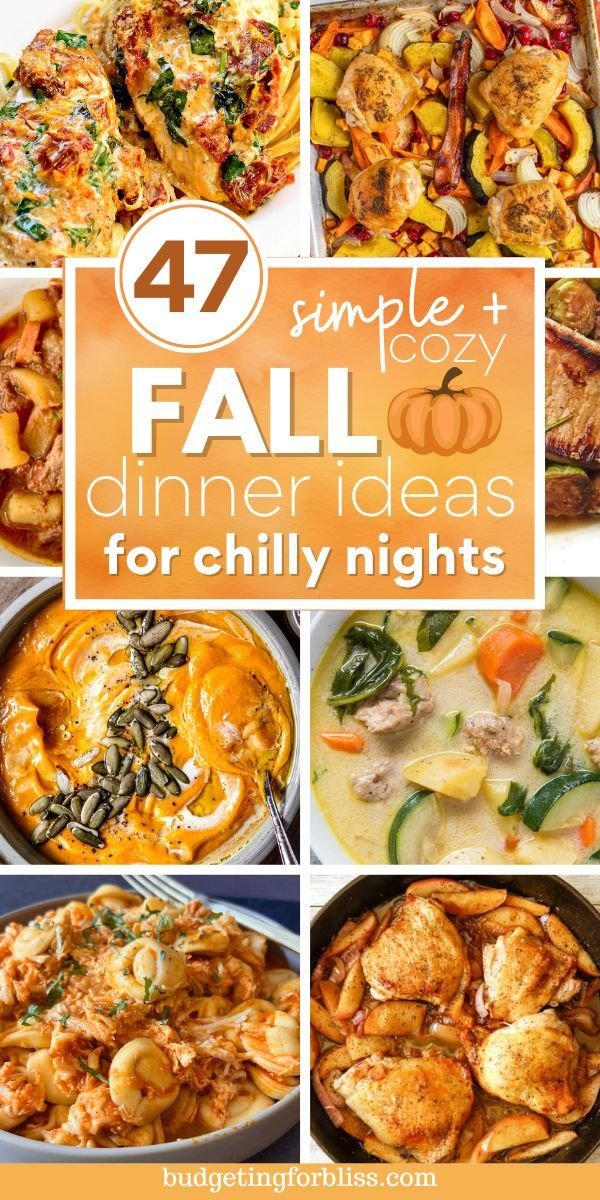 47 Easy Fall Dinner Recipes