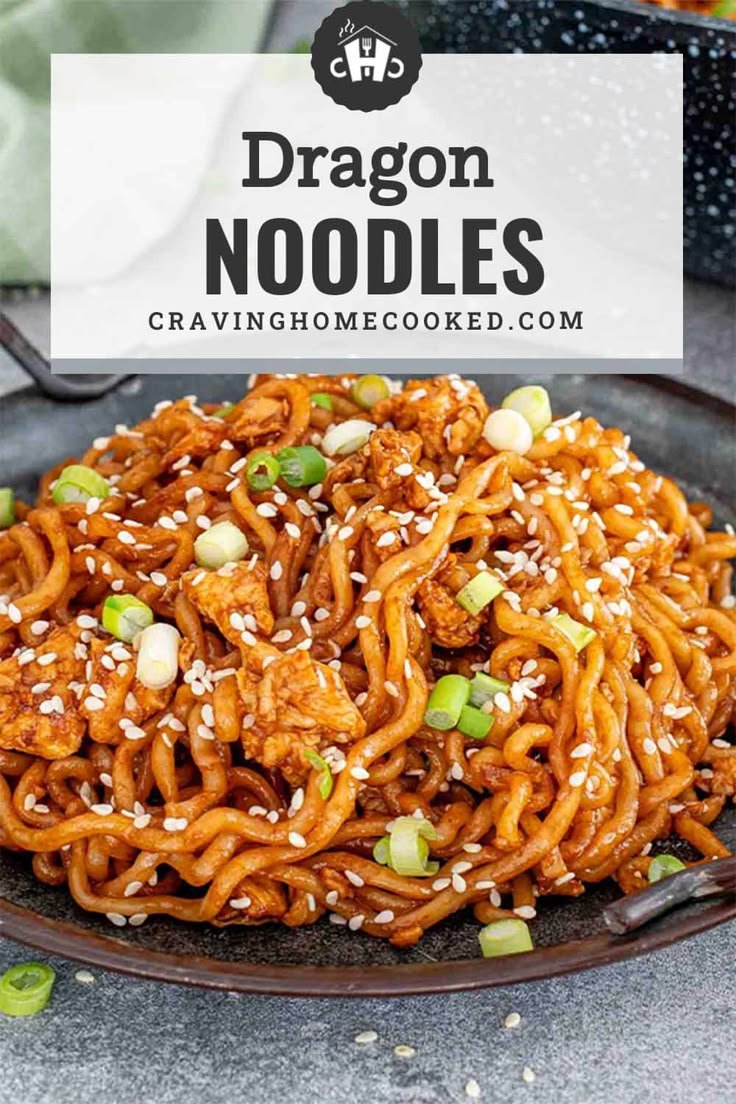 Dragon Noodles Recipe: Spicy, Sweet, and Savory Flavors | Dragon noodles recipe easy, How to make dragon noodles, Asian noodle dishes