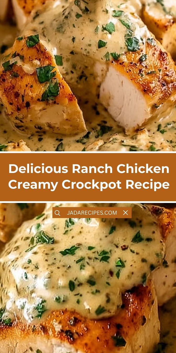 Ranch Chicken Creamy Crockpot Recipe