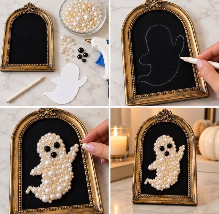 DIY Pearl Bead Ghost 👻