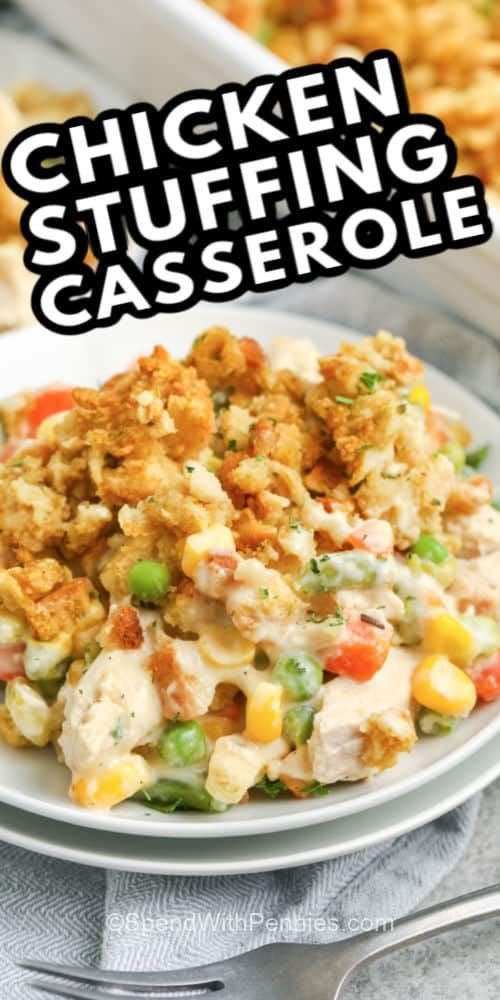 Chicken Stuffing Casserole