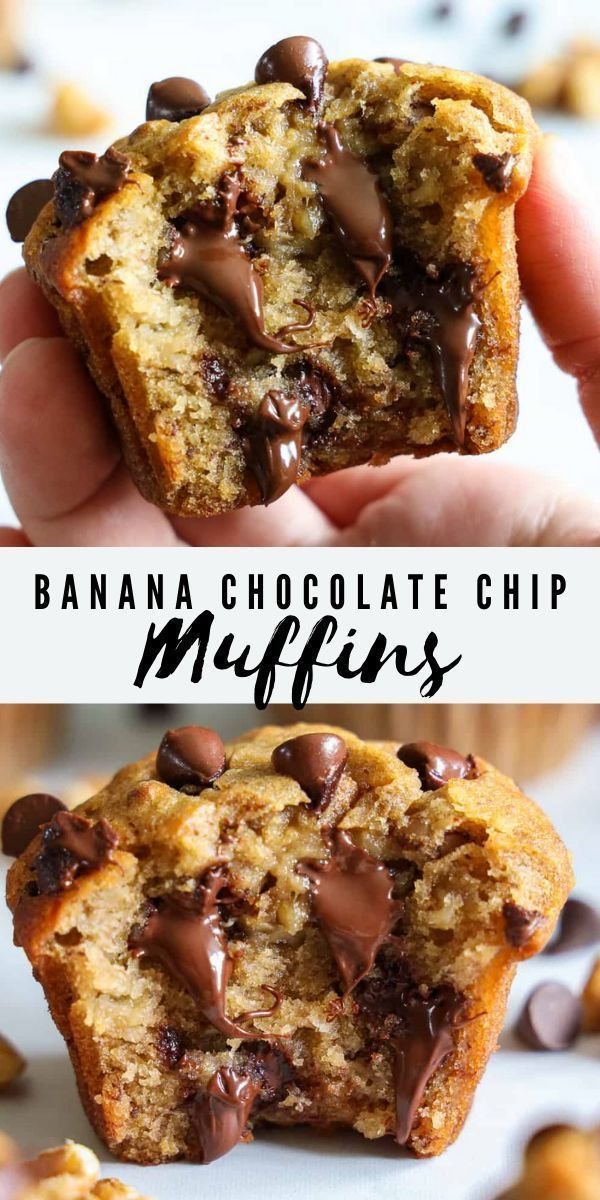 Banana Chocolate Chip Muffins