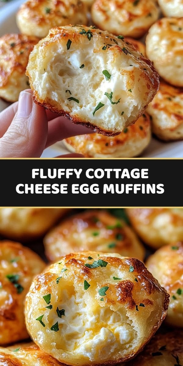 Fluffy Cottage Cheese Egg Muffins