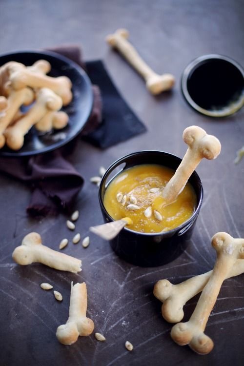 Velouté de butternut et ses gressins os - chefNini
