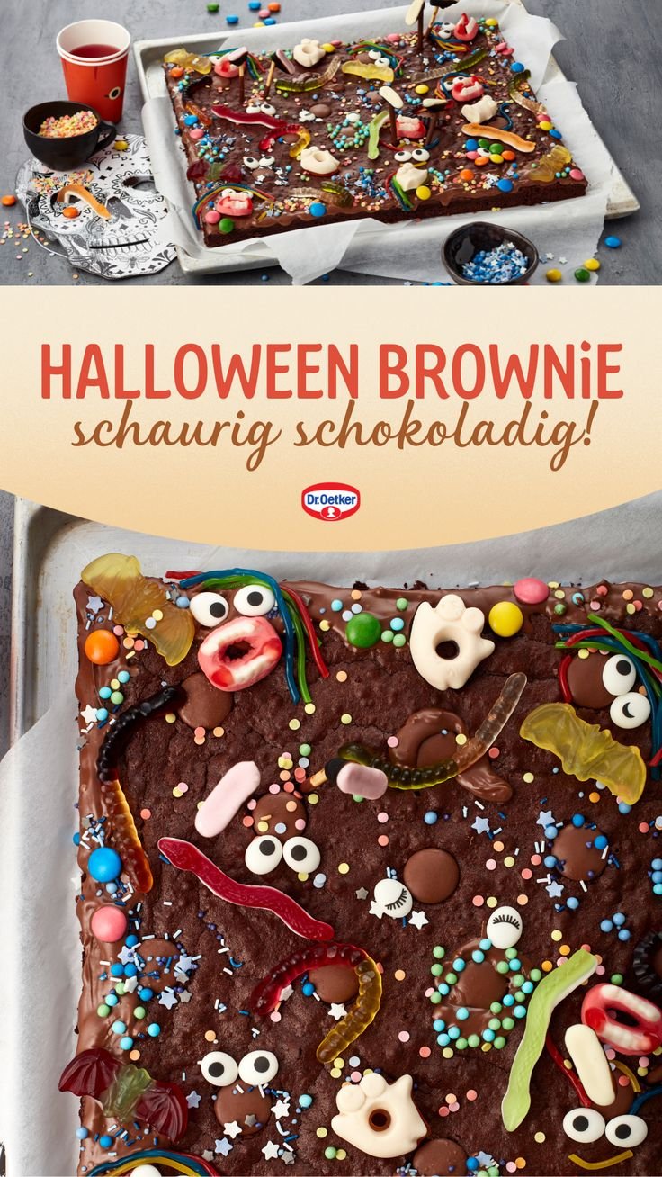 Halloween Brownie für die Halloween Party I Beste Halloween Rezepte 2024