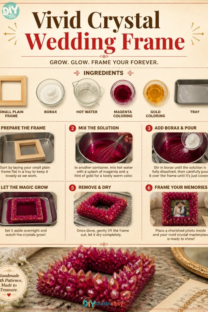 Vivid Crystal Wedding Frame 9 Vivid Crystal Wedding Frame