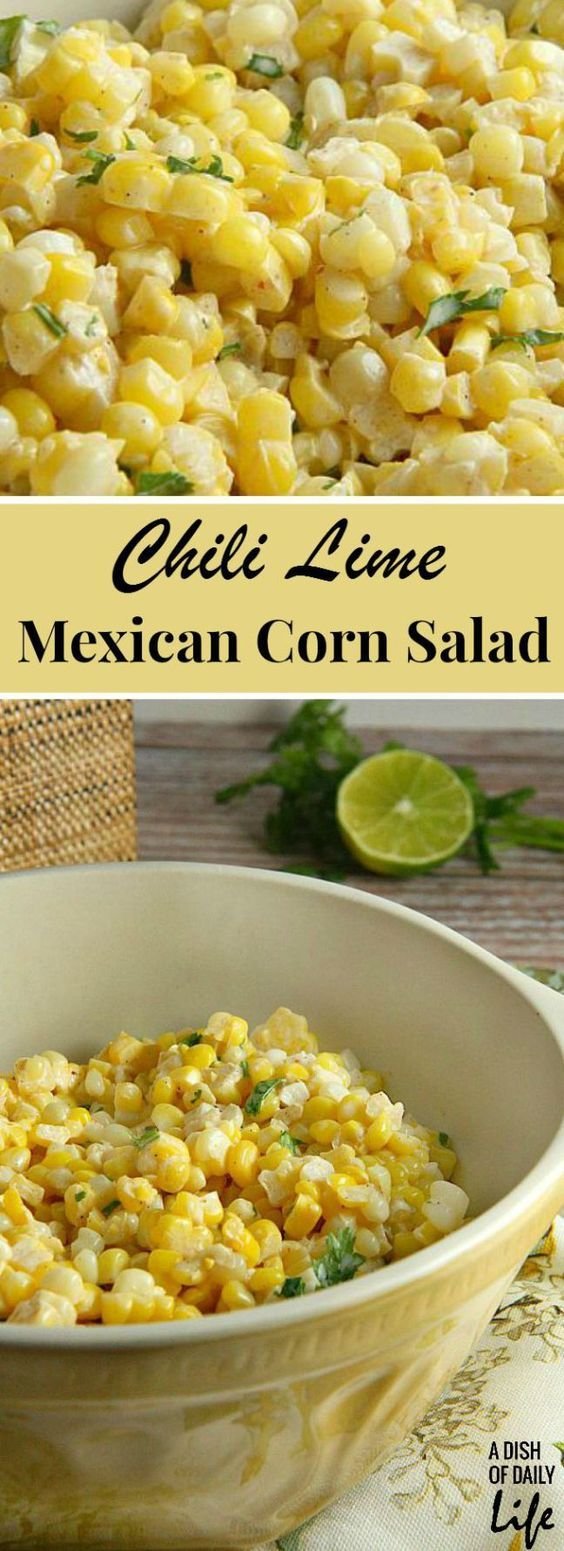 Chili Lime Mexican Corn Salad