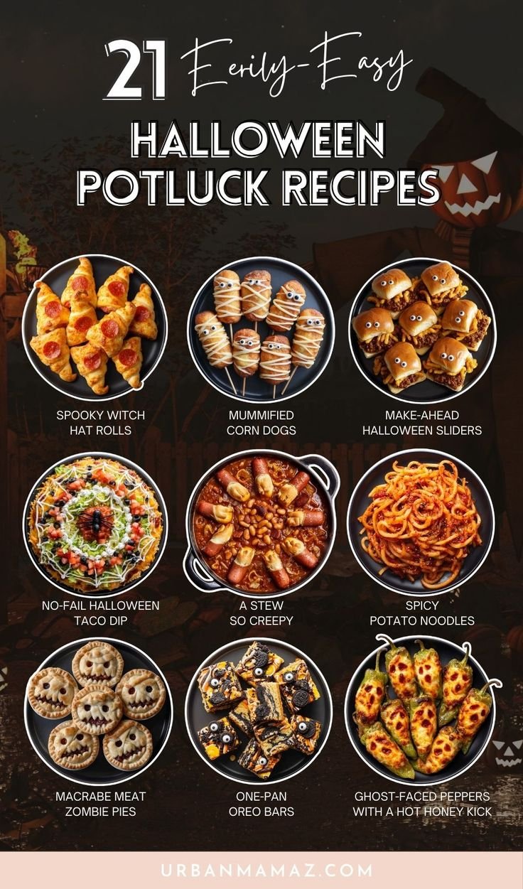 21 Halloween Potluck Recipes That’ll Be a Hit at Any Halloween Party