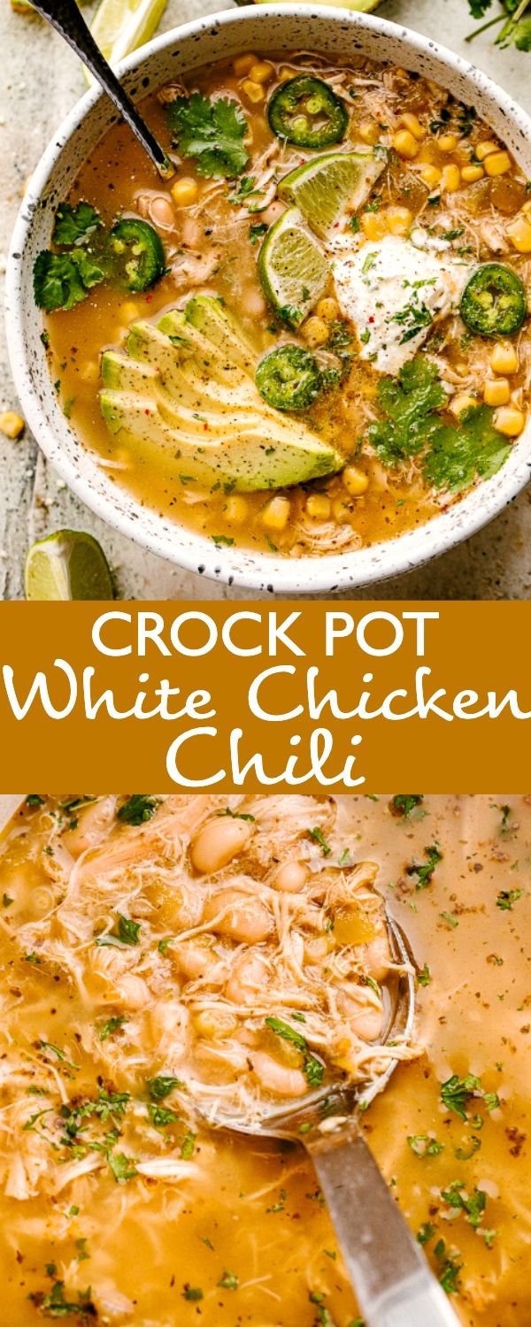 Crock Pot White Chicken Chili