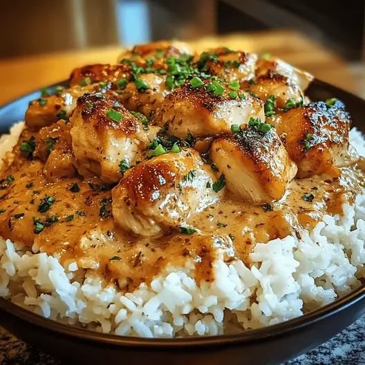 Smothered Chicken And Rice - Naomi's Recipes