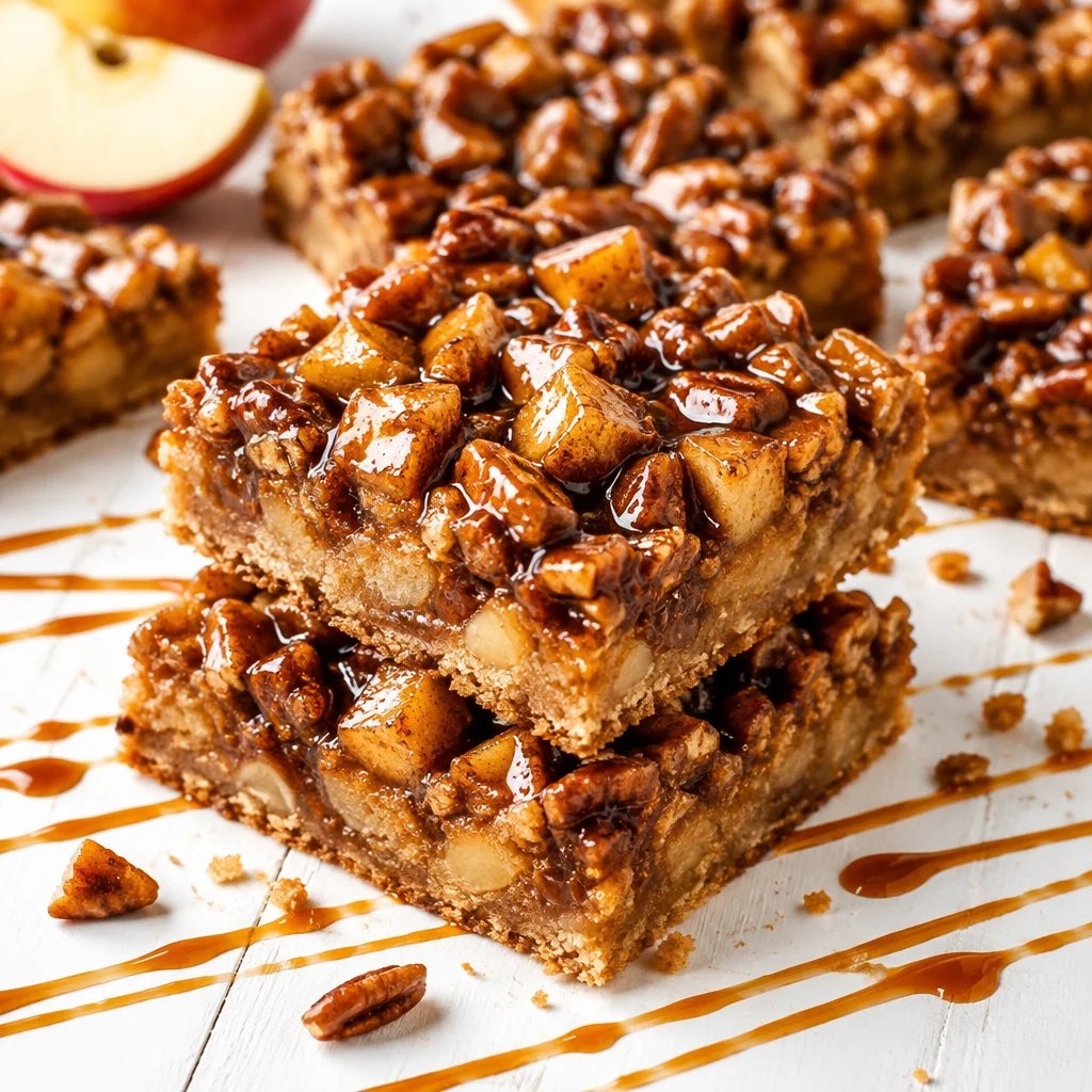 Decadent Glutenfreie Caramel Apple Blondies