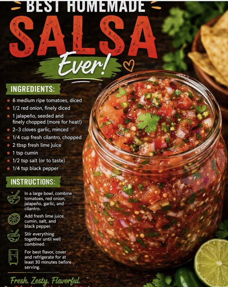 Homeade mexican food recipes | Homemade mexican food recipes, Diy salsa, Salsa recipes homemade