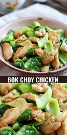 Healthy Bok Choy Chicken Recipe | Easy Chicken Bok Choy Stir Fry, Chicken Stir Fry Bok Choy, Bok Choy Recipes