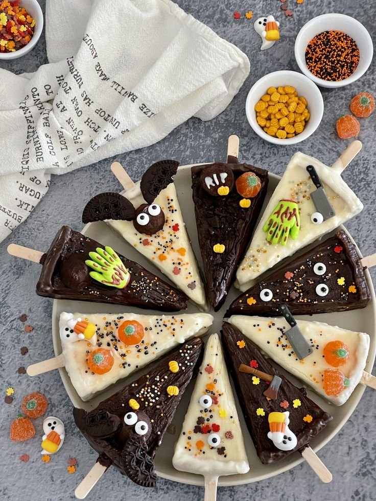 Cheesecake am Stiel – Halloween Edition - Kochlöffeljunkies