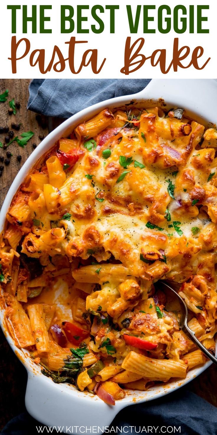 The Best Veggie Pasta Bake