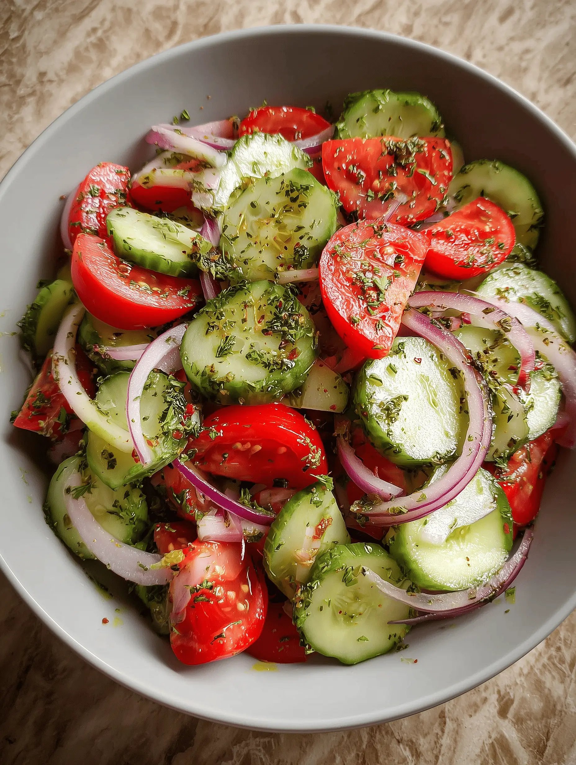 Cucumber Tomato Salad