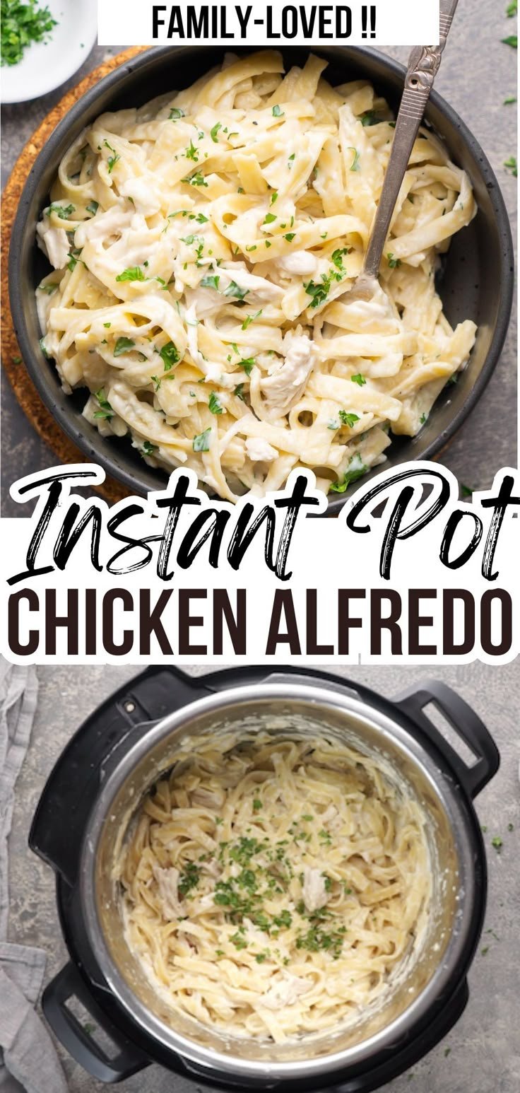 Instant Pot Chicken Alfredo