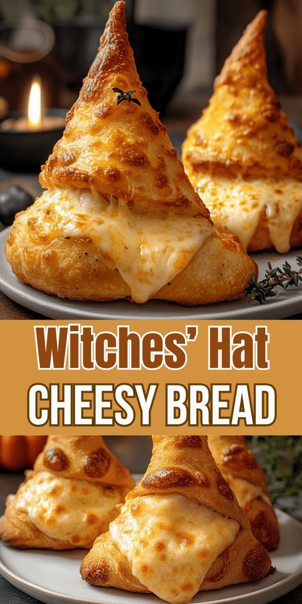 Witches’ Hat Cheesy Bread
