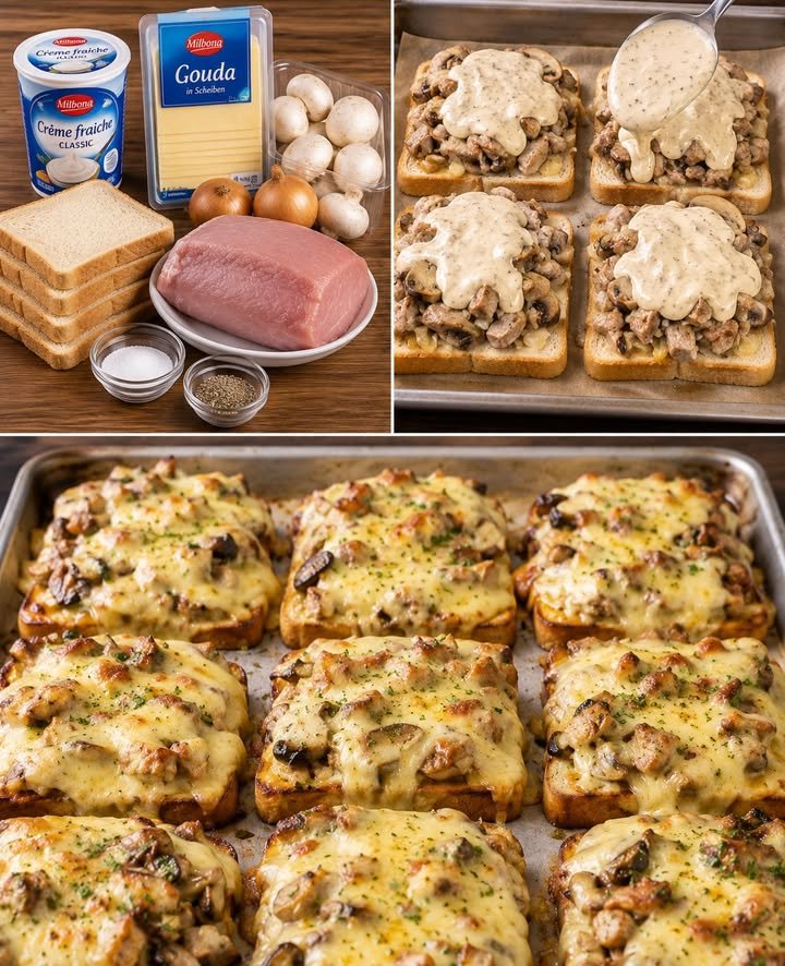 Jägertoast mit Käse – Einfach & Lecker