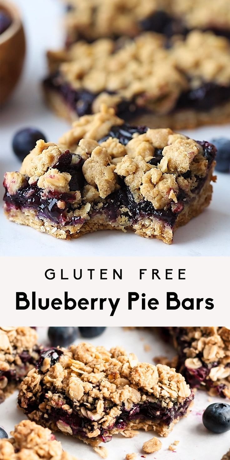 Blueberry Pie Bars with Oatmeal Crumble | Ambitious Kitchen